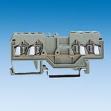 Universal Screw Connection DIN Rail Terminal Blocks T-2.5, 2X2