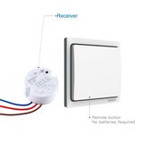 Linptech Wireless Cordless Battery Free Onoff Long Distance Smart Remote Control Light Switch