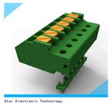 Nylon Pluggable Plastic Terminal Block Spring Type 3.5mm Pitch