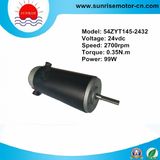24VDC 0.35n. M 2700rpm 99W Round Permanent Magnet DC Motor