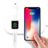 Qi Fast Wireless Mobile Phone Stand Charger with 7.5 W 10W for iPhone X / Iwatch /Samsung Galaxy S7/ S7 Edge