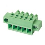 UL cUL RoHS PCB Plug-in Terminal Block (WJ15EDGKM-3.5/3.81/5.08mm)