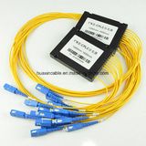 1X8 PLC Optical Fiber Splitter with Sc/Upc Adaptor