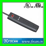 2+1 Outlets Surge Protected Power Strip with USB Ports