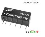 1W/2W 4-24VDC Fixed Input, Regulated Single Separate Output DC/DC Converter