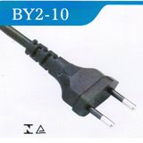 Inmetro/Uc Approved Brazil Power Cord with 2pin Plug (BY2-10)