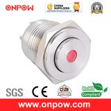 Onpow 16mm Illuminated Push Button Switch (GQ16pH-10D/J/R/12V/S, CE, CCC, RoHS)