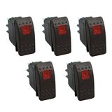 Factory Customized 3 Pin 12V/10A Marine Rocker Switch