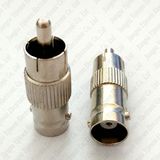 BNC Female Jack to RCA Male Plug Adapter Straight Connector for CCTV Security Camera