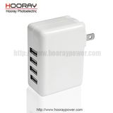 5V 9.7A 4 USB Port Wall Charger 50W Mobile Phone Accessories Home Charger 4USB Travel Charger with Us EU Plug