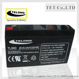 6V 9ah AGM Lead Acid Battery for UPS Alarm System
