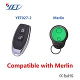 433 Rolling Code Remote Control Replacement Merlin+ Compatible Keyfob Transmitter