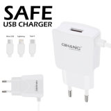 2.1A Fast Mobile Phone Charger with 1.2m Micro USB Cable