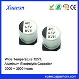 High Quality 125º C 470UF 6.3V SMD Electrolytic Capacitor