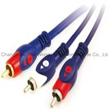 3.5mm Stereo Plug - 2 RCA Plug Cable