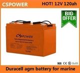Cspower 12V120ah Gel Battery for Solar Power Storage