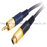 S-Video Plug - 3.5mm Stereo Plug Cable
