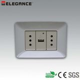 Ma-USB New1 New Design Italian Wall USB Socket