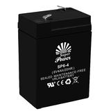 Mf Battery 6V 4AH with CE UL ISO9001 ISO14001 Certificated