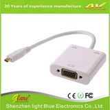 Cable Video Converter Adapter Micro HDMI to VGA