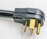 4-Foot Range Cord 40 AMP 125/250 Volt Nem AMP 14-50p 3 Pole 4 Wire