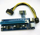 1X To16X Riser Card Extender Cable 6pin DC-DC USB3.0 PCI-E Mining Extender Cable