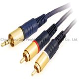 3.5mm Stereo Plug - 2RCA Plugs Cable