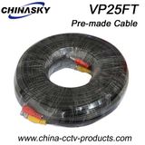 Pre-Made Camera Cable with BNC and DC Connectors, CCTV Coaxial Cable 25m (VP25FT)