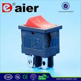 Miniature Black Rocker Switch 4 Pin on-off