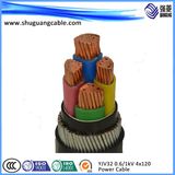 Yjv32 4 Cores XLPE Insulated PVC Sheathed Thin Steel Wire Armored Power Cable