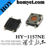 Round Red Button Tact Switch with 6.2*6.2*2.6mm 4pin SMD