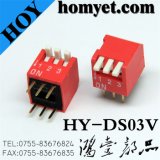 China Factory High Quality DIP Switch with 3keys (HY-DS03V)