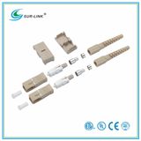 SC/PC Type Multi-Mode Duplex Fo Connector with Clip