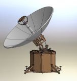 2.4m Carbon Fiber Flyaway Vsat Satellite Dish Antenna