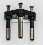 2 Pin Swiss Plug Insert with Insulation (10A hollow plug switherland)