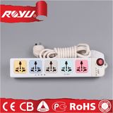 Convenience 5 Outlet Universal Power Strip/Individual Switch Design