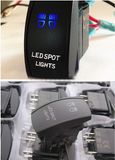 LED Spot Lights Car Rocker Switch with Dual LED Light