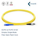 Sc to FC PVC Jacket Sm Fiber Optic Patch Cord