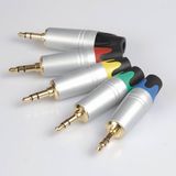 3.5mm Stereo Plug Audio Jack Connector Adapter Headphone Plug (X-210)