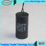 Warehouse Cbb60 80UF 250VAC Capacitor with Wire