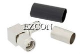 SMA Male Right Angle Connector Crimp/Non-Solder Contact Attachment