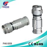 Brasial Market RG6 Compression Cable Connector for Coaxial Cable