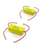 Soft Wire 225 630VDC V Cbb20 Axial Type Polypropylene Film Capacitor Tmcf20