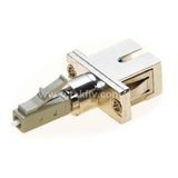 LC to Sc Multimode Male to Female Metal Fiber Optic Adapter
