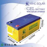 Whc Solar Gel Battery 12V 200ah for Solar System