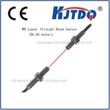 M8 Laser Through Beam Sensor Switch with 50m Sensing Distance