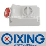32A 3p Socket with Switches and Mechanical Interlock (QX5696)