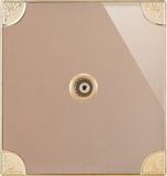 British Standard One Gang TV Socket Flat (N3)