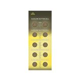 1.5V (AG8/LR1121) Mercury Free Alkaline Button Cell Battery for Watch