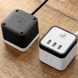 Smart Mini Universal Multi Power Cube Socket Travel Plug with USB